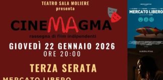 Al Teatro Sala Molière di Pozzuoli il terzo appuntamento con la VI edizione di Cinemagma