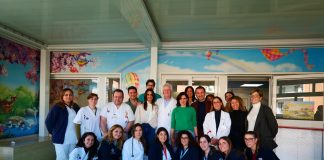 Luisa Ranieri al Santobono Pausilipon per incontrare i piccoli pazienti