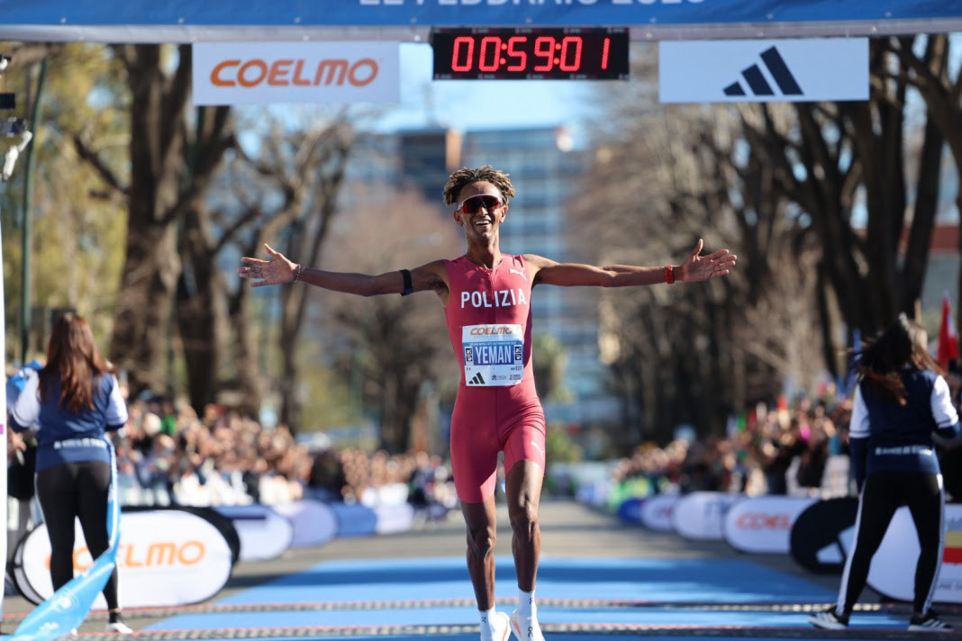 Yeman Crippa,nuovo record italiano alla Coelmo Napoli City Half Marathon