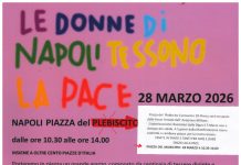 Napoli, in Piazza Municipio la manifestazione "10, 100, 1000 PIAZZE PER LA PACE"