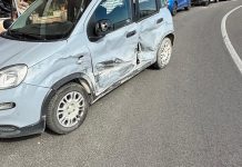 Incidente in Via Orazio, SUV travolge scuola guida