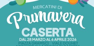 Gusto Italia, la prima tappa a Caserta con i mercatini di primavera