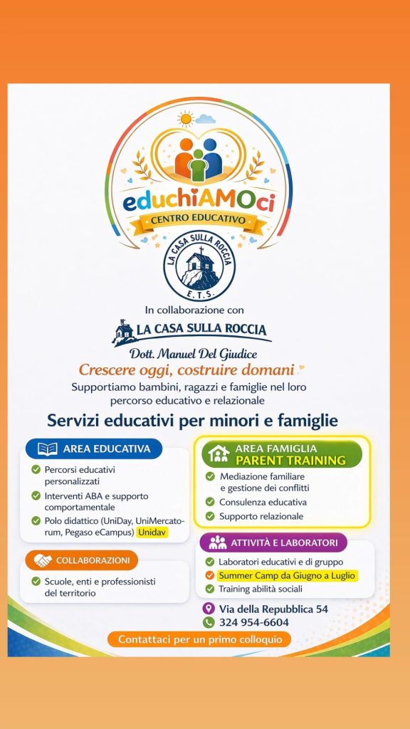EduchiAMOci: a Villaricca nasce una casa per non lasciare sole le famiglie