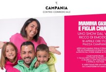 Campania, Mamma Giulia e Figlia Chiara il 18 aprile al Centro Commerciale