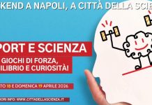 Città della Scienza, "Sport e Scienza" nel weekend del 18 e 19 aprile